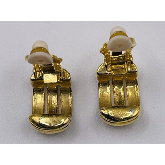 Joseph Warner Elephant Brooch Rhinestones With Green Earrings St Paddy's Day Set - Picture 6 of 8